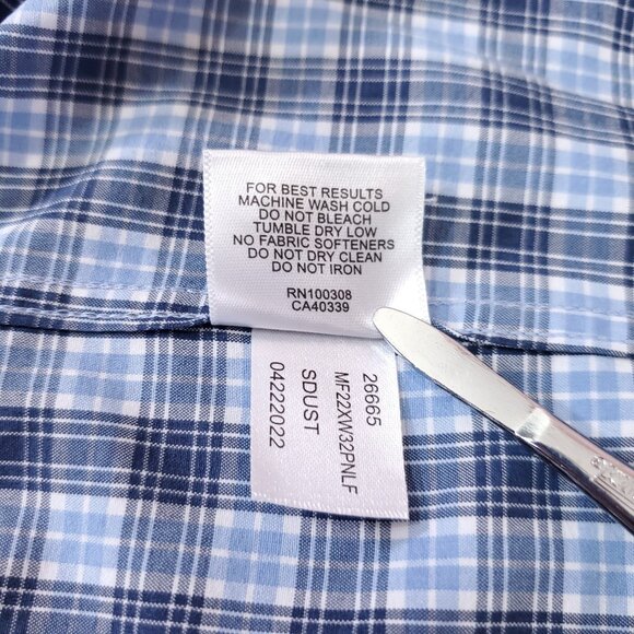 Peter Millar Crown Crafted Mens XL McAlister Performance Poplin Sport Shirt - Picture 12 of 14